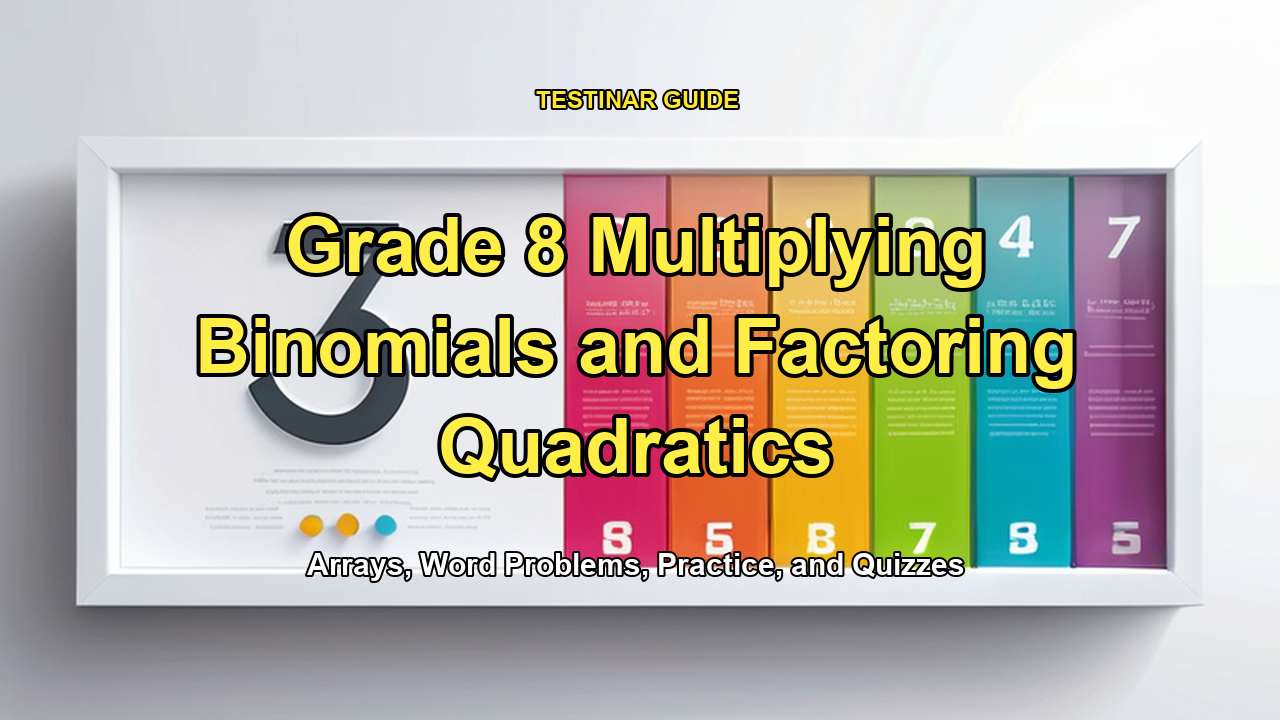 Grade 8 Multiplying Binomials and Factoring Quadratics