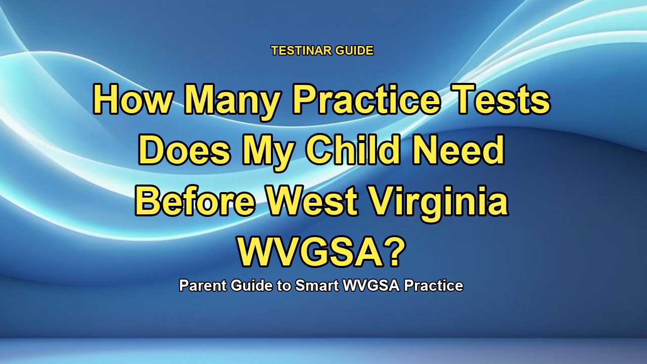 How Many Practice Tests Does My Child Need Before West Virginia WVGSA?