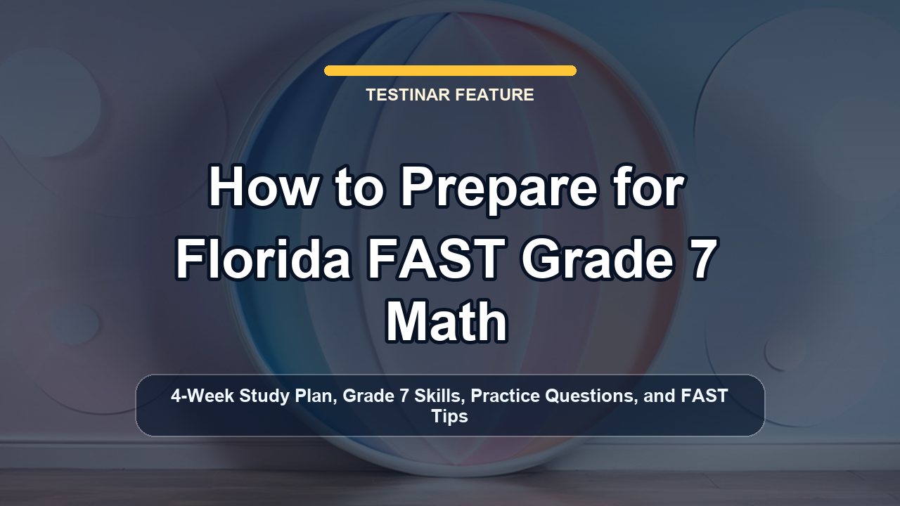How to Prepare for Florida FAST Grade 7 Math
