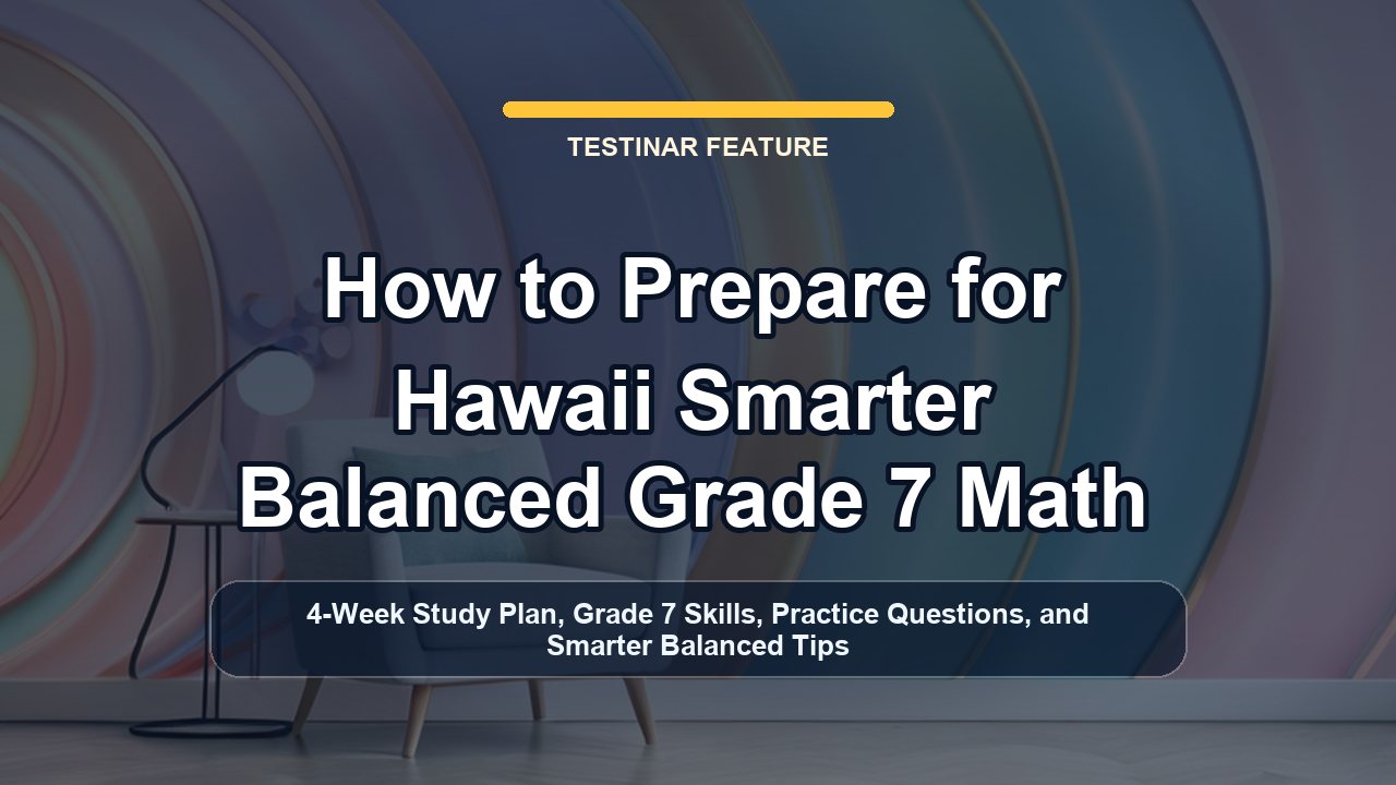 How to Prepare for Hawaii Smarter Balanced Grade 7 Math