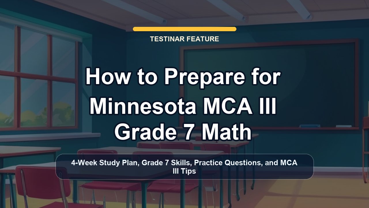 How to Prepare for Minnesota MCA III Grade 7 Math