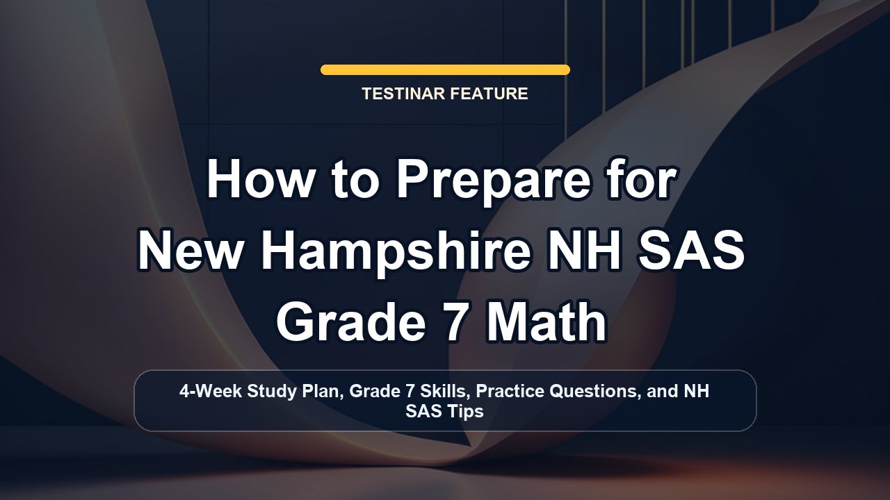 How to Prepare for New Hampshire NH SAS Grade 7 Math