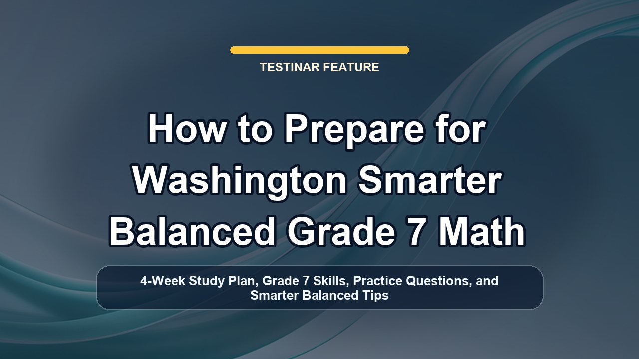 How to Prepare for Washington Smarter Balanced Grade 7 Math