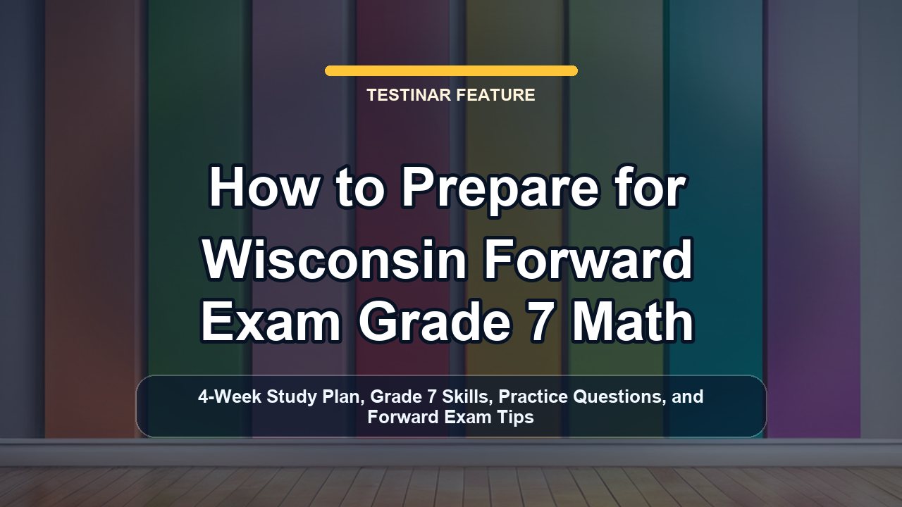 How to Prepare for Wisconsin Forward Exam Grade 7 Math