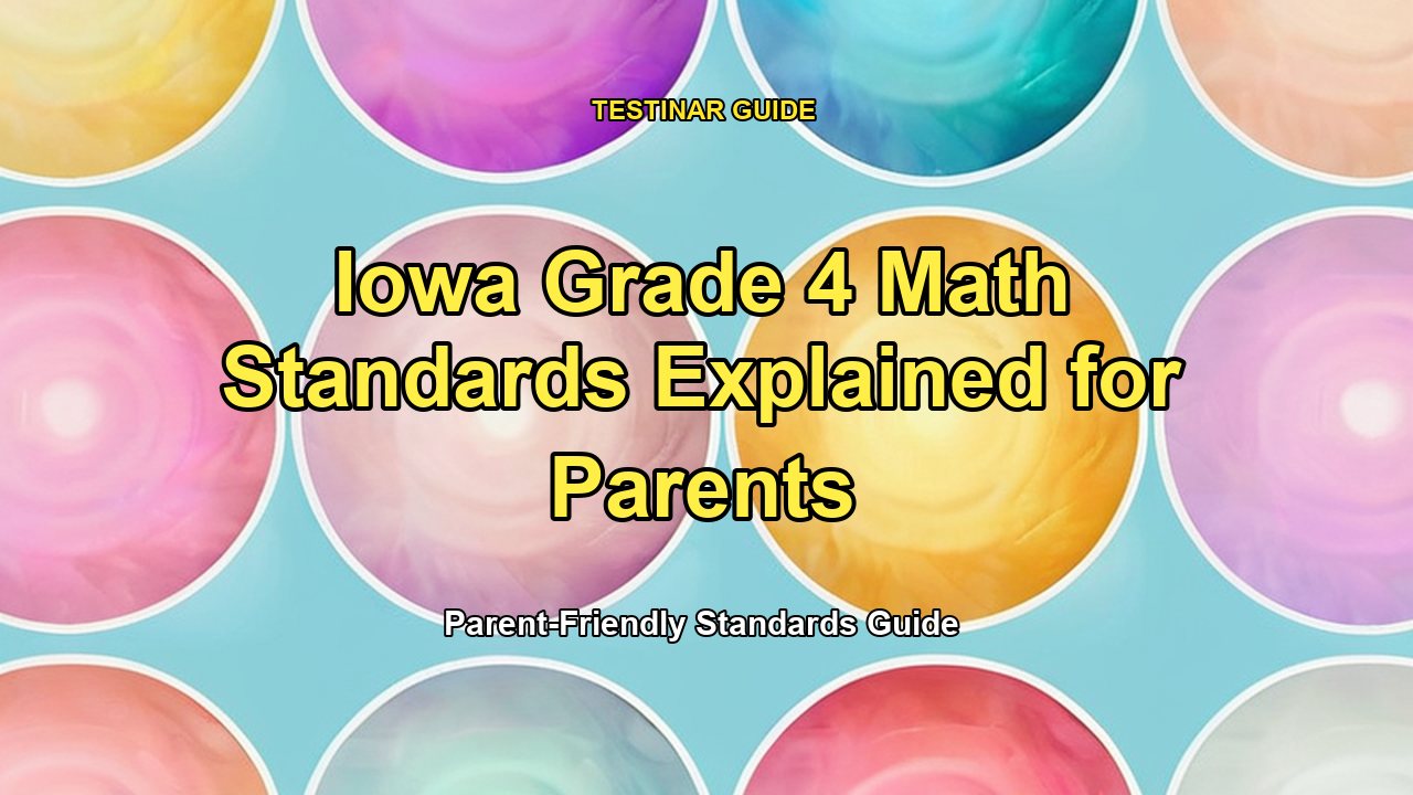Iowa Grade 4 Math Standards Explained for Parents