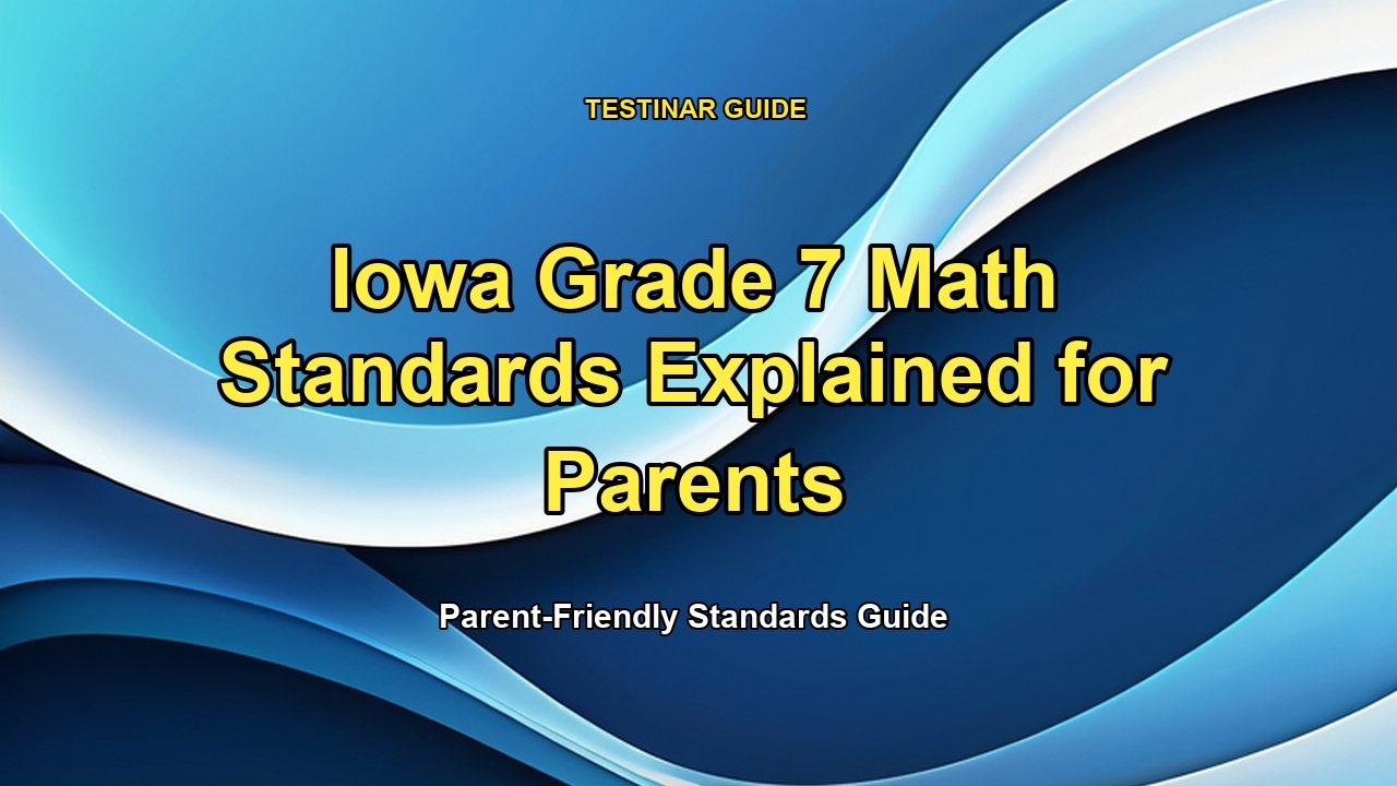 Iowa Grade 7 Math Standards Explained for Parents