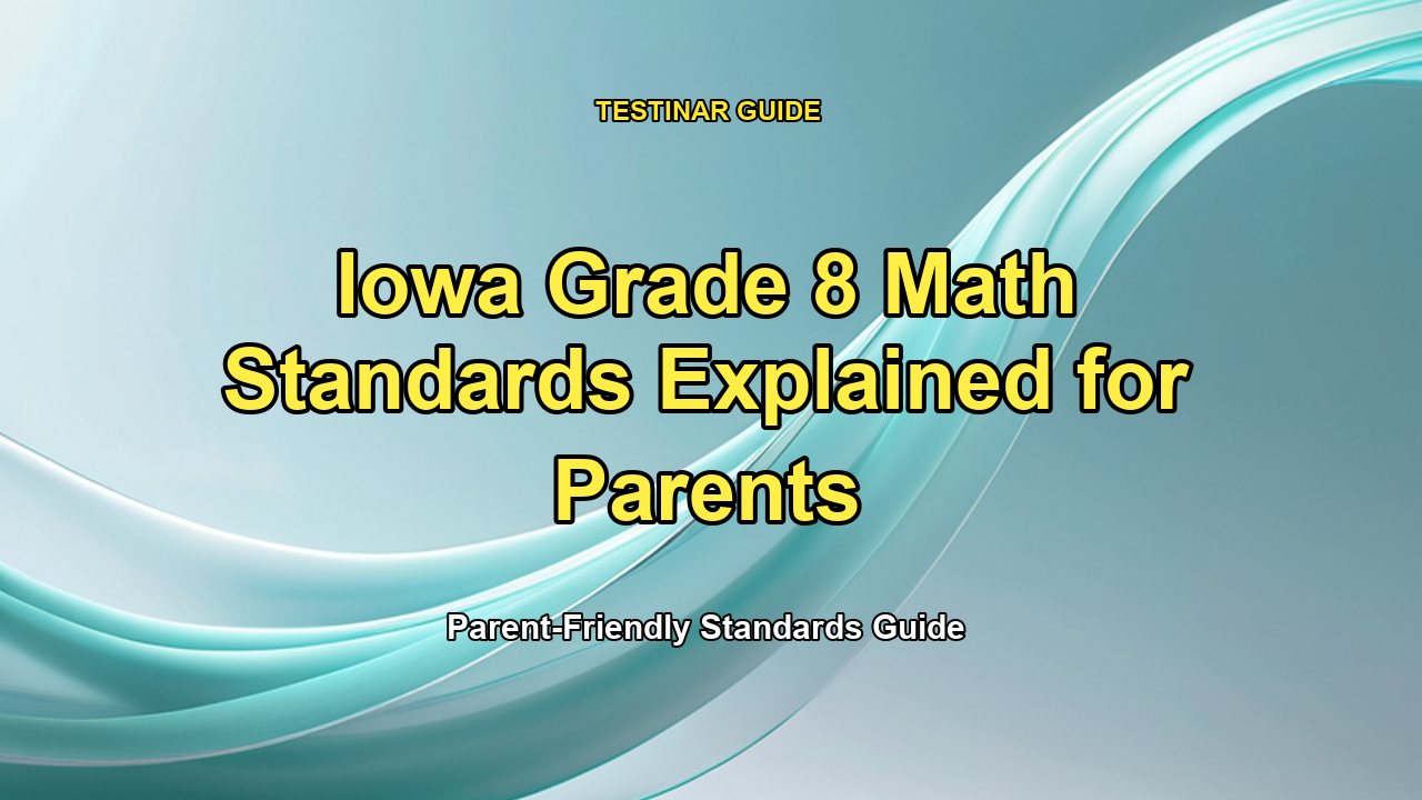 Iowa Grade 8 Math Standards Explained for Parents