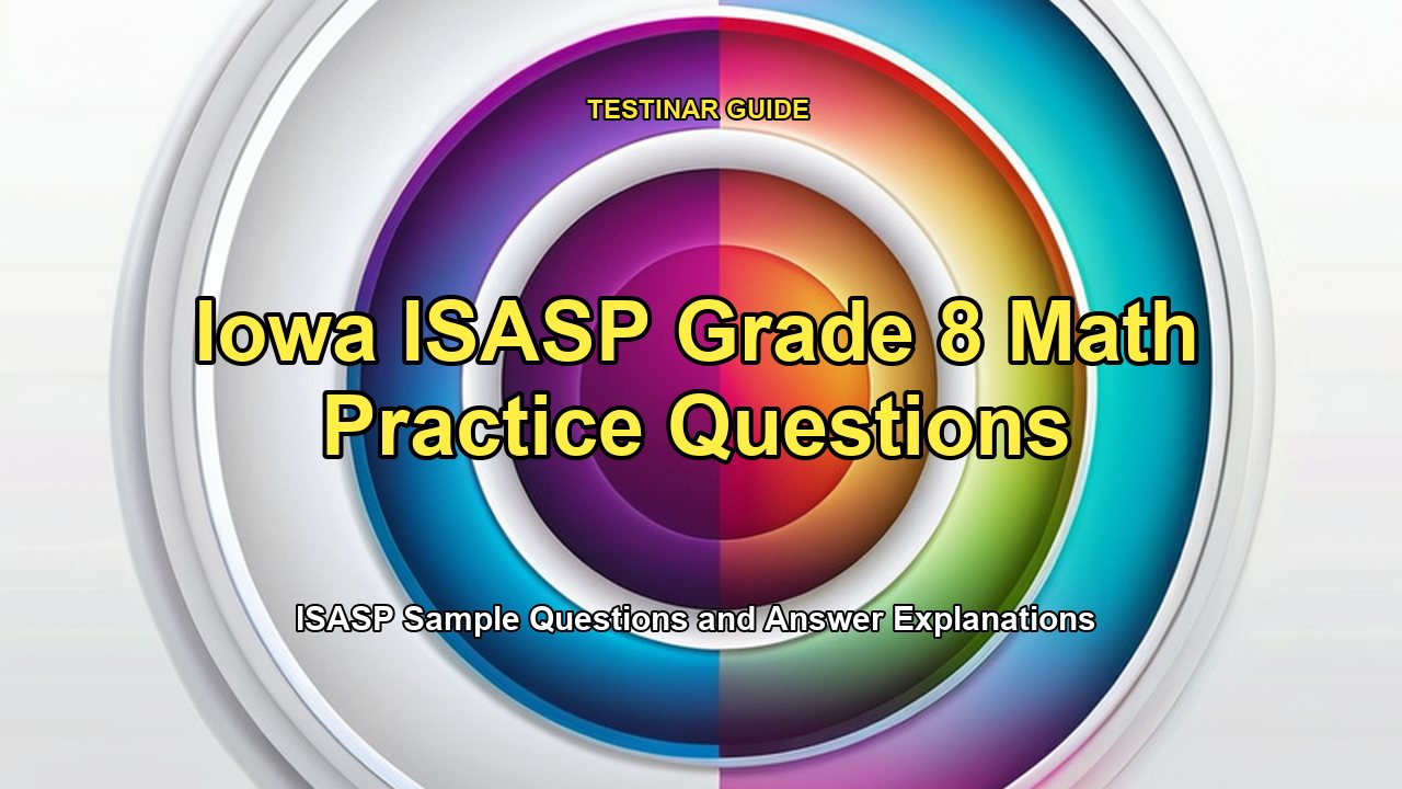 Iowa ISASP Grade 8 Math Practice Questions