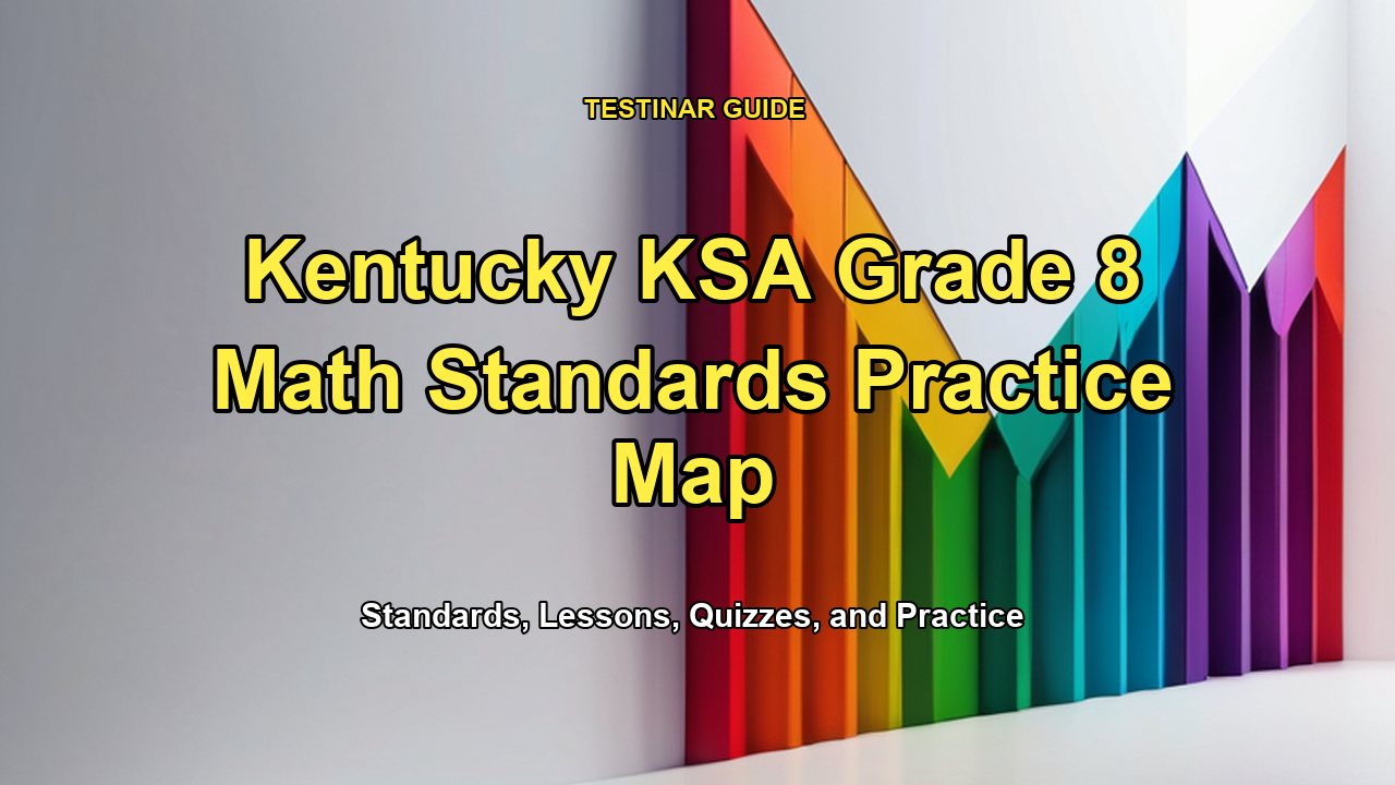 Kentucky KSA Grade 8 Math Standards Practice Map