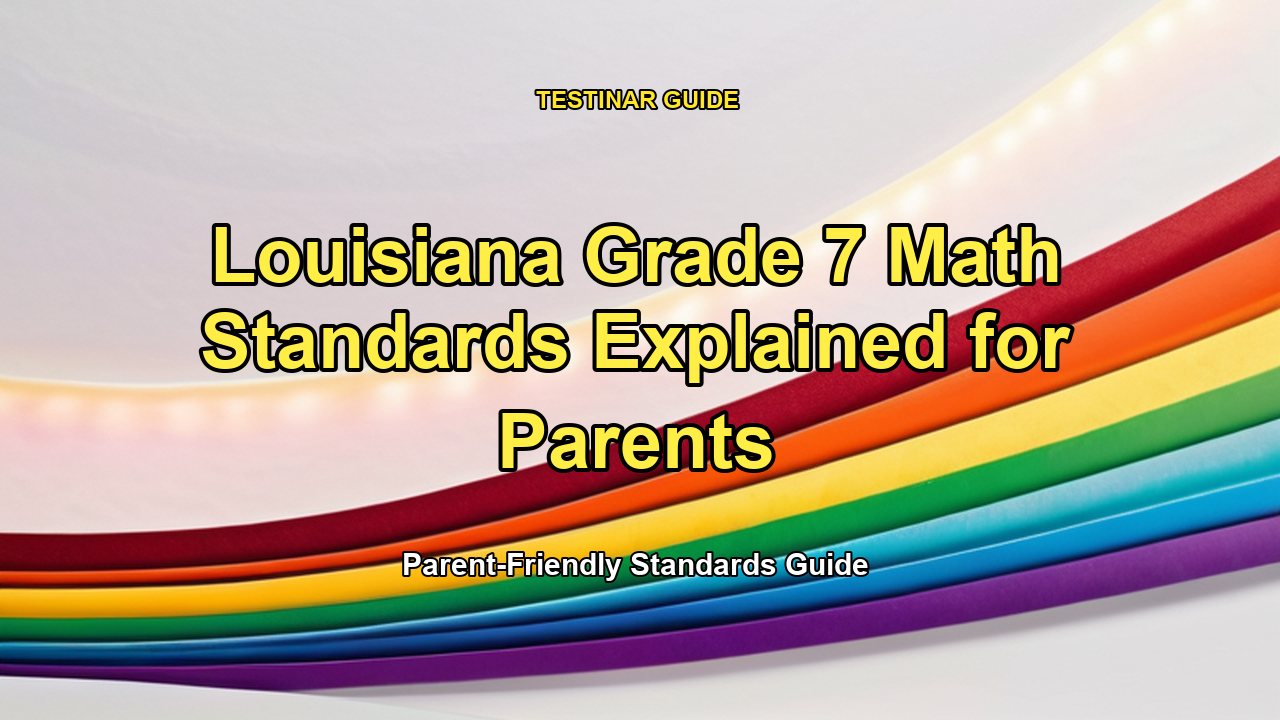 Louisiana Grade 7 Math Standards Explained for Parents