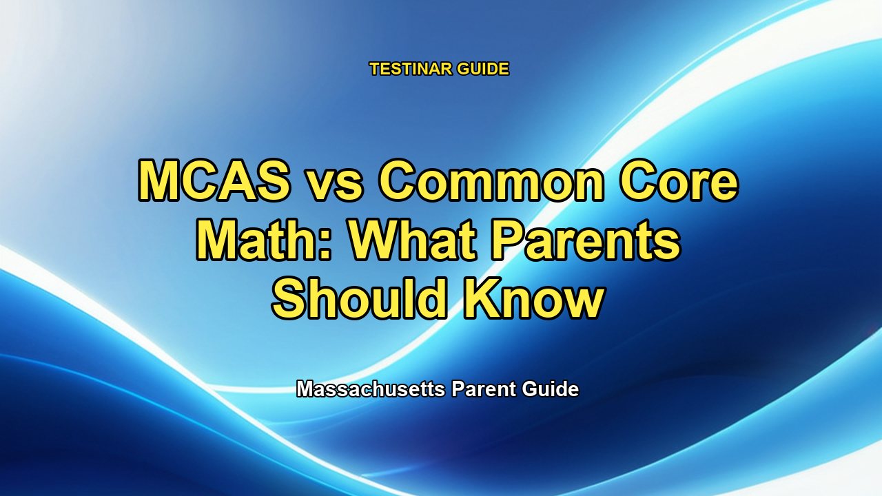 MCAS vs Common Core Math: What Parents Should Know
