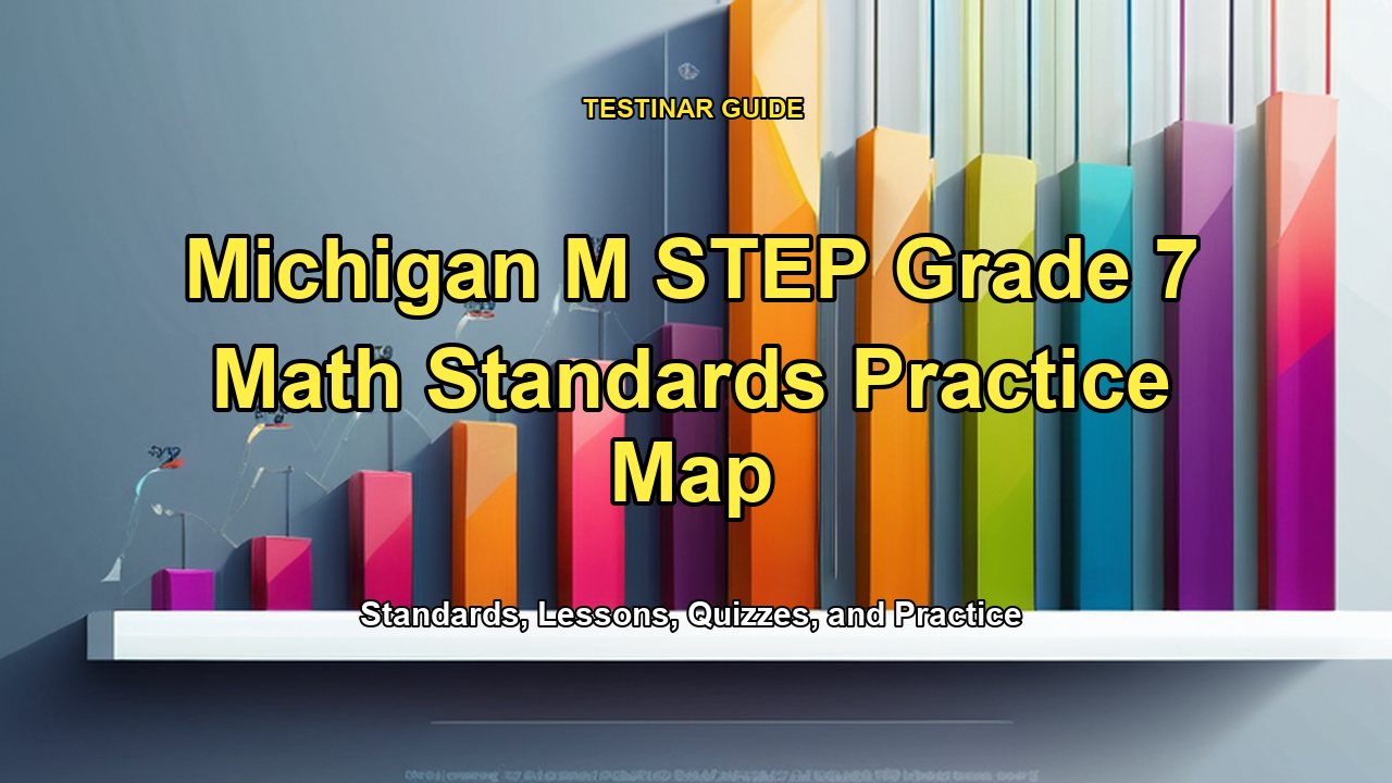 Michigan M STEP Grade 7 Math Standards Practice Map