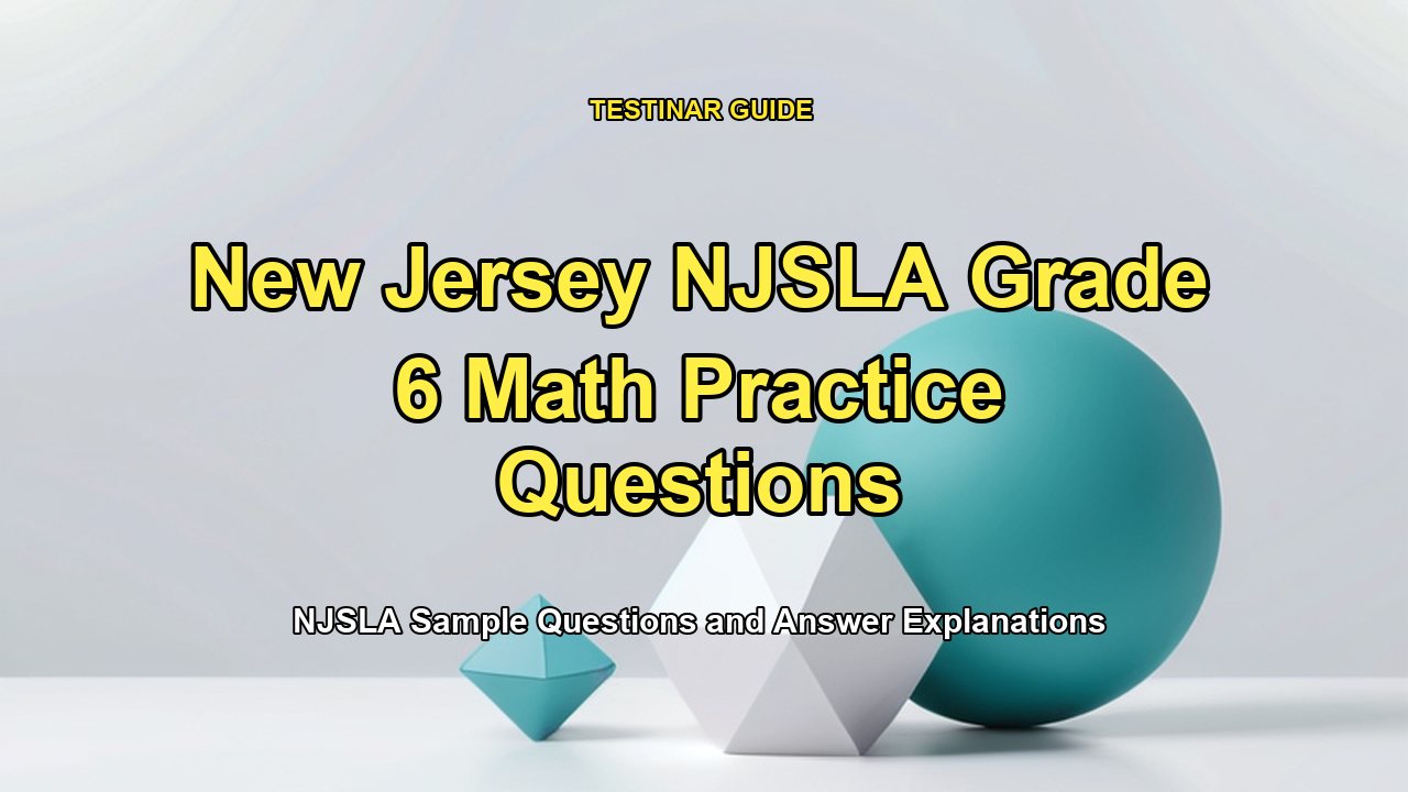 New Jersey NJSLA Grade 6 Math Practice Questions