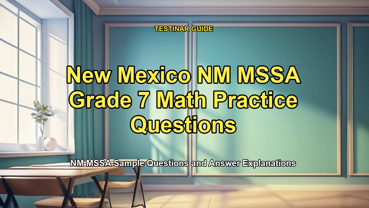 New Mexico NM MSSA Grade 7 Math Practice Questions