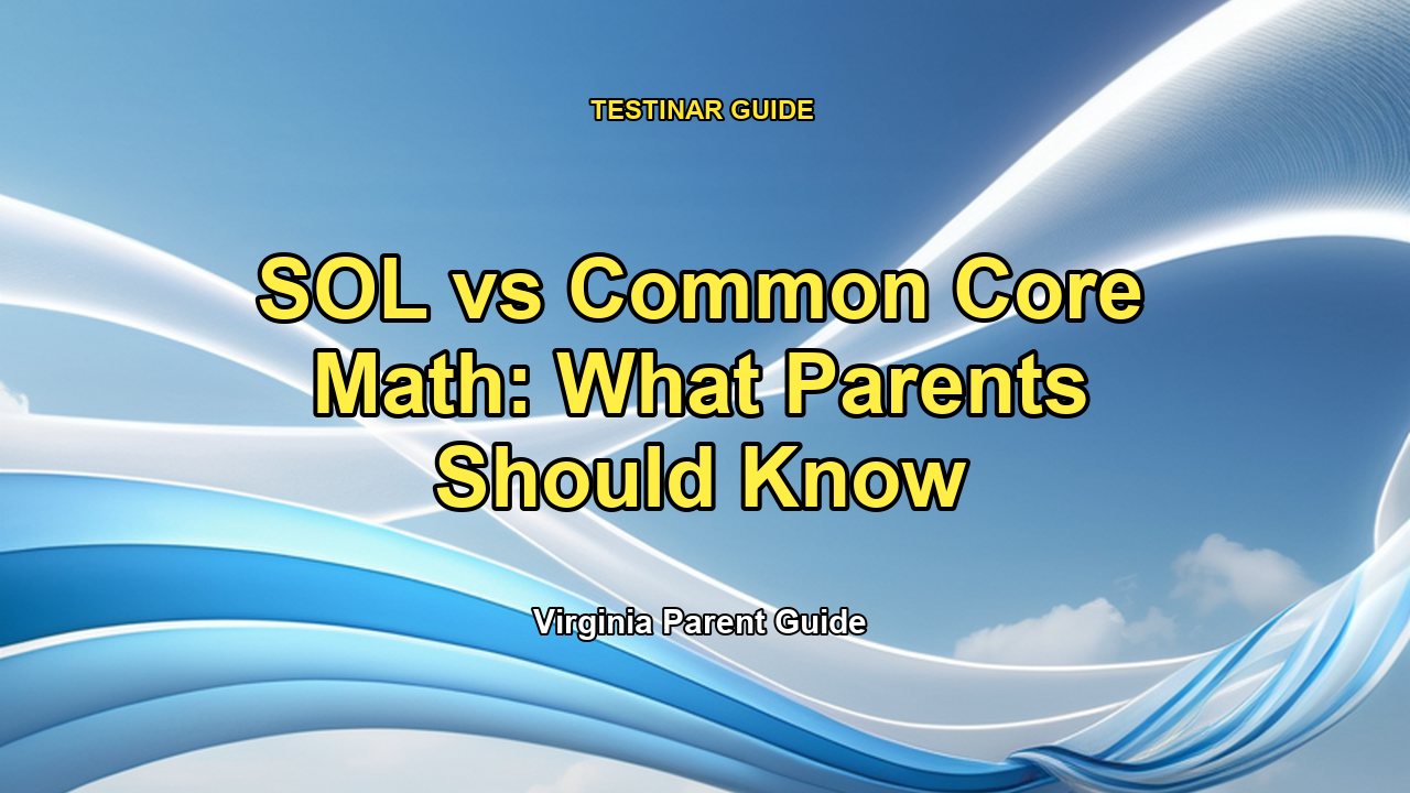 SOL vs Common Core Math: What Parents Should Know