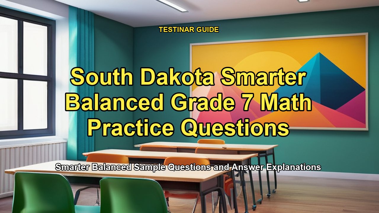 South Dakota Smarter Balanced Grade 7 Math Practice Questions