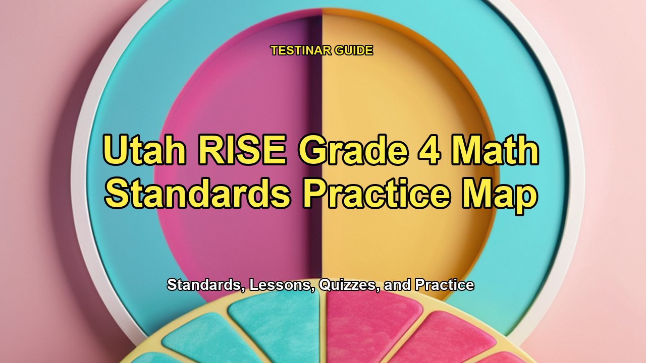 Utah RISE Grade 4 Math Standards Practice Map