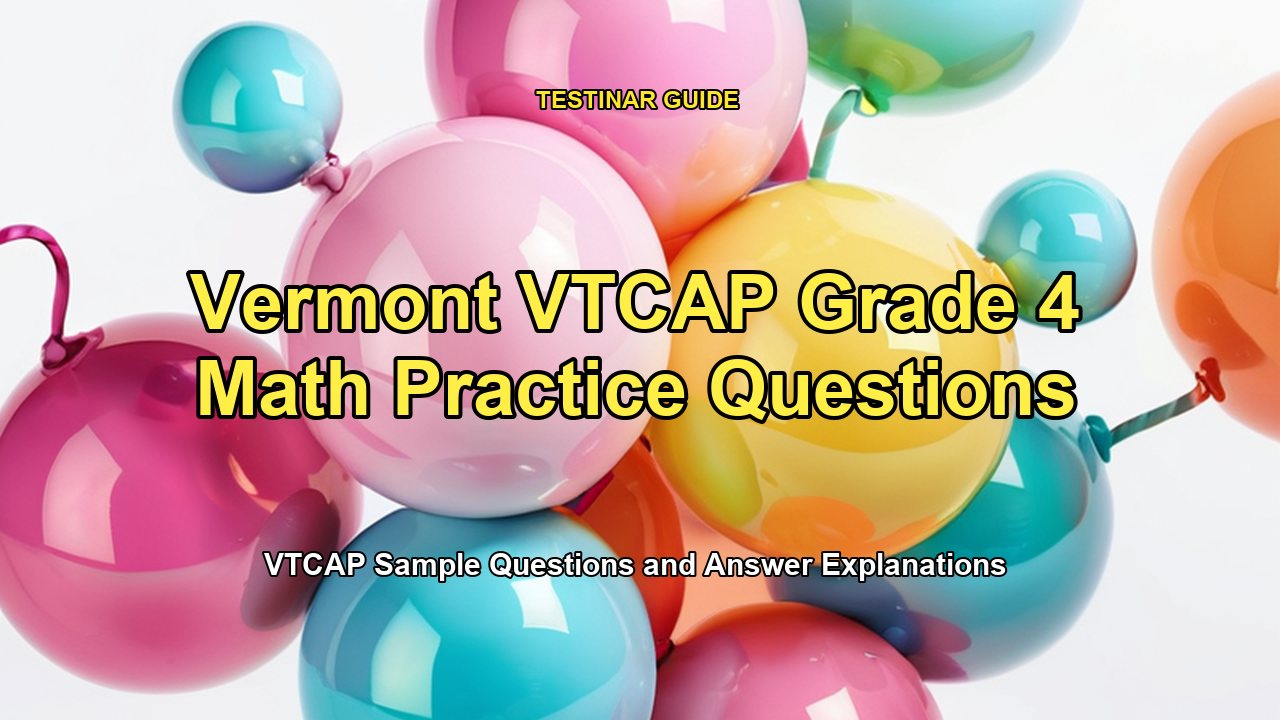 Vermont VTCAP Grade 4 Math Practice Questions