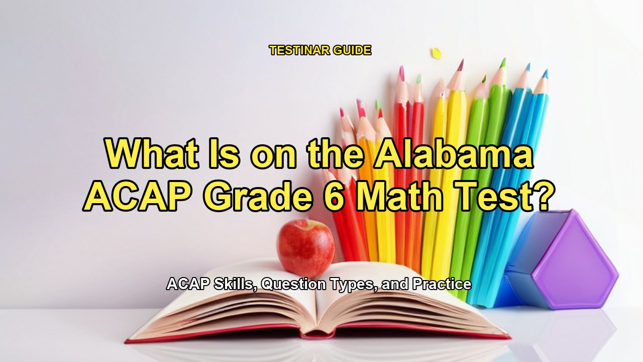 What Is on the Alabama ACAP Grade 6 Math Test?