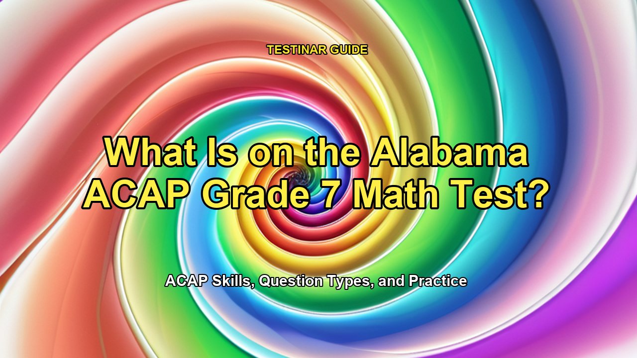 What Is on the Alabama ACAP Grade 7 Math Test?