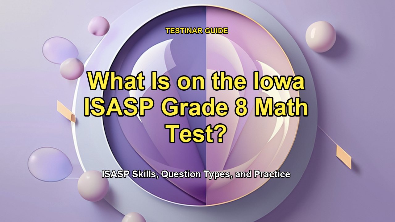 What Is on the Iowa ISASP Grade 8 Math Test?