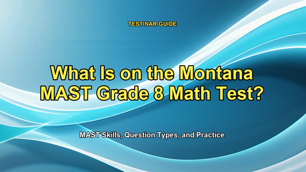 What Is on the Montana MAST Grade 8 Math Test?