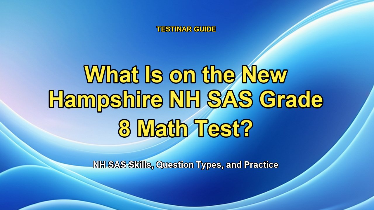 What Is on the New Hampshire NH SAS Grade 8 Math Test?