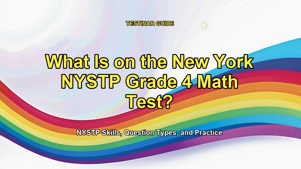 What Is on the New York NYSTP Grade 4 Math Test?