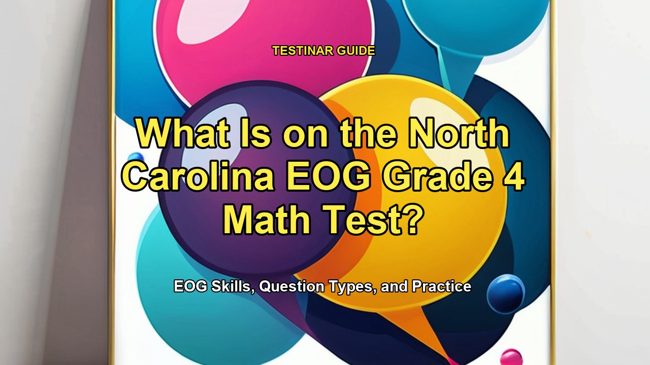 What Is on the North Carolina EOG Grade 4 Math Test?