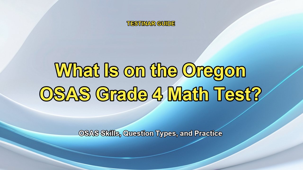 What Is on the Oregon OSAS Grade 4 Math Test?