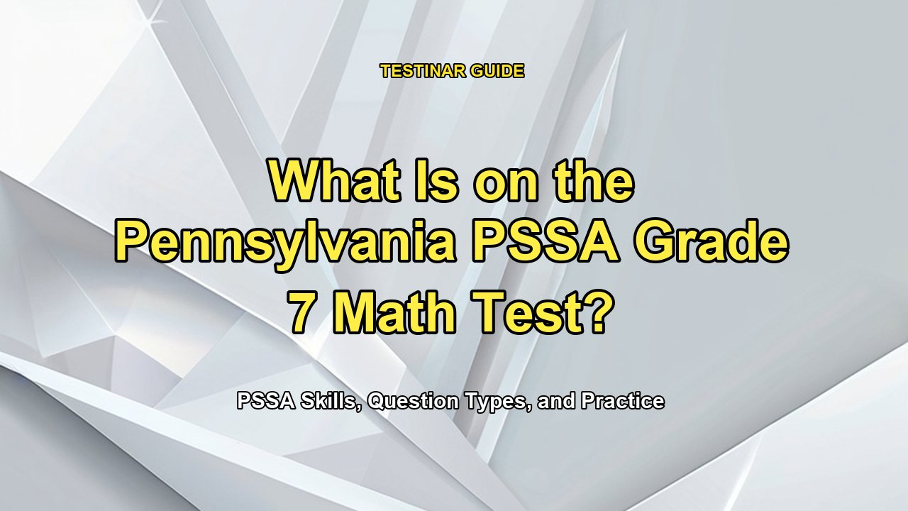 What Is on the Pennsylvania PSSA Grade 7 Math Test?