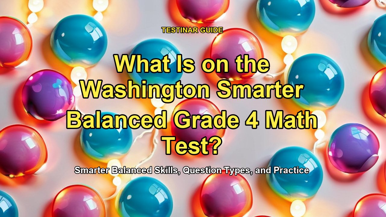 What Is on the Washington Smarter Balanced Grade 4 Math Test?