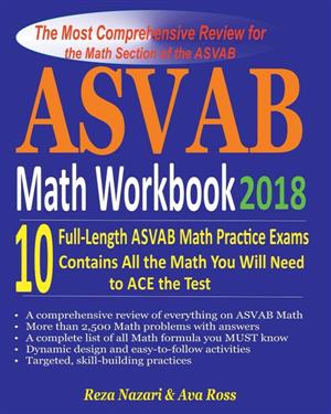 ASVAB Math Workbook 2018