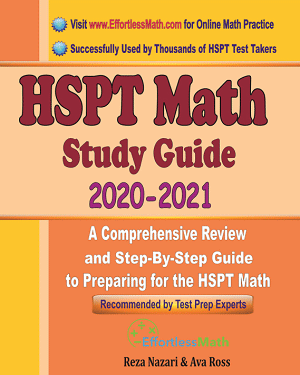 HSPT Math Study Guide 2020 - 2021
