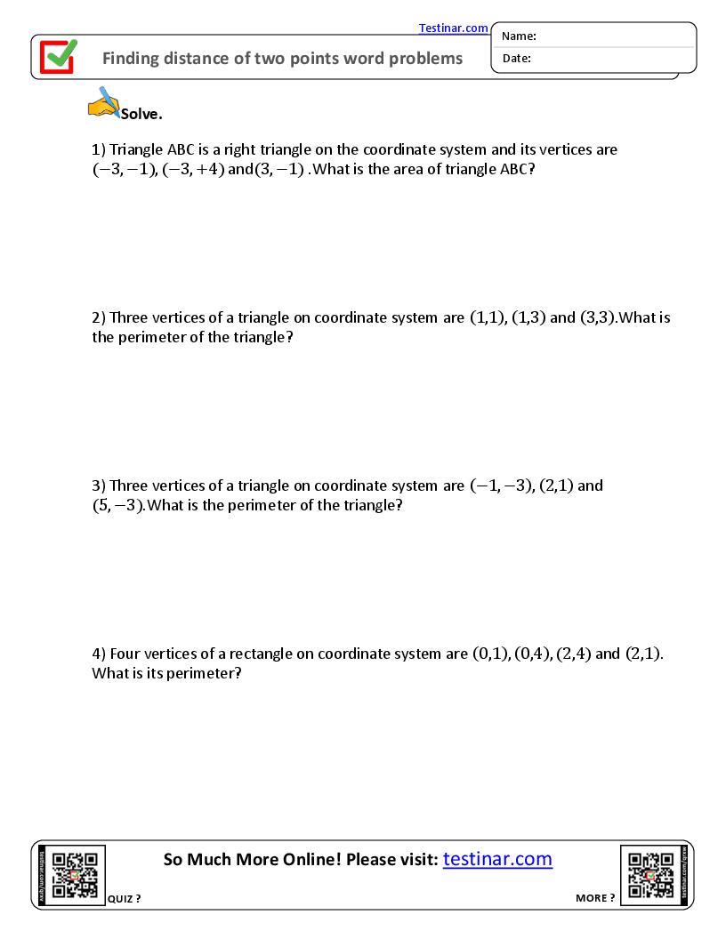 Finding Distance of Two Points