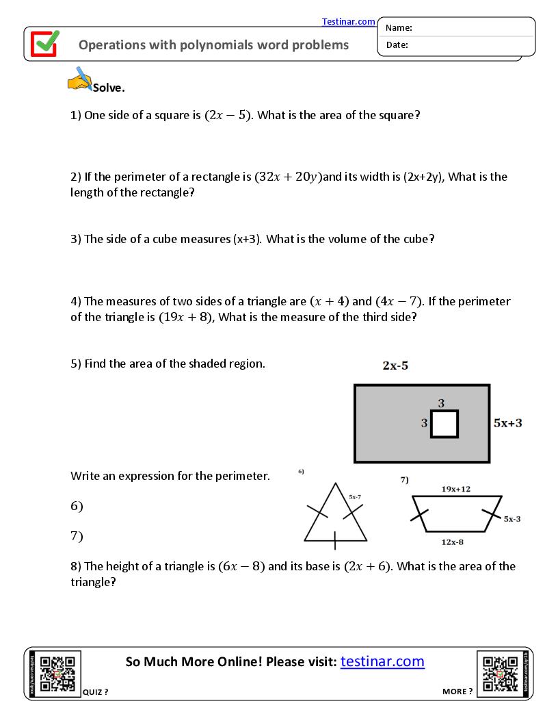 Operations with Polynomials