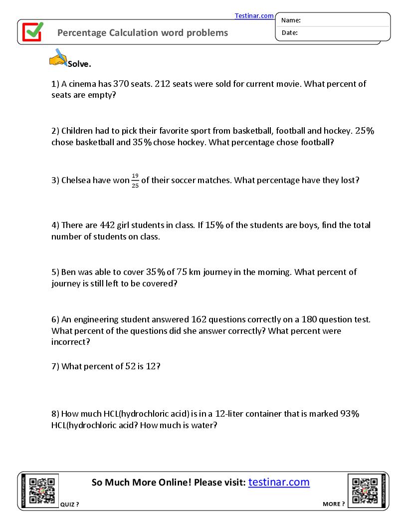 Percentage Calculations