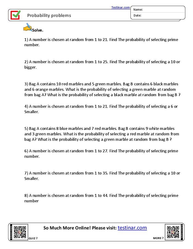 Probability Problems