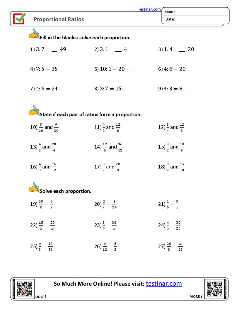 Proportional Ratios