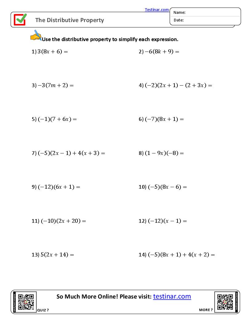 The Distributive Property