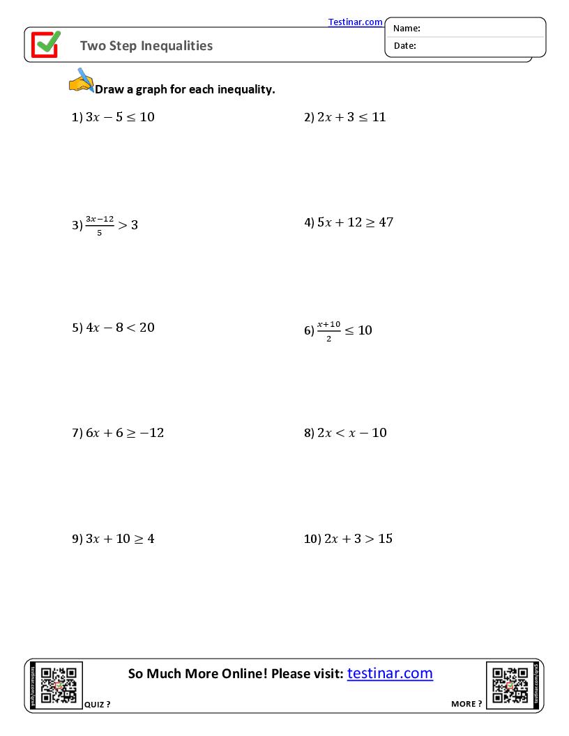 Two Step Inequalities