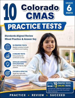 10 Colorado CMAS Grade 6 Math Practice Tests