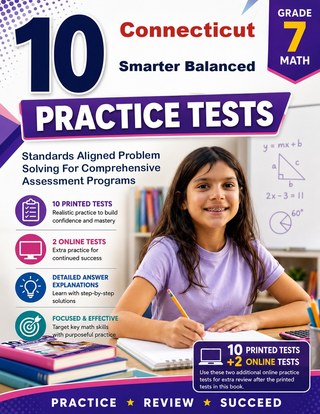 10 Connecticut Smarter Balanced Grade 7 Math Practice Tests
