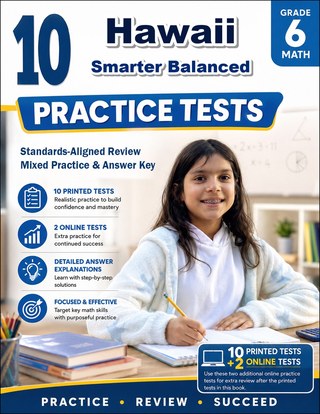 10 Hawaii Smarter Balanced Grade 6 Math Practice Tests