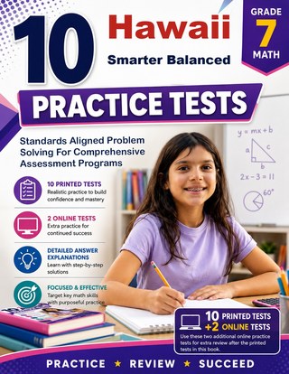 10 Hawaii Smarter Balanced Grade 7 Math Practice Tests