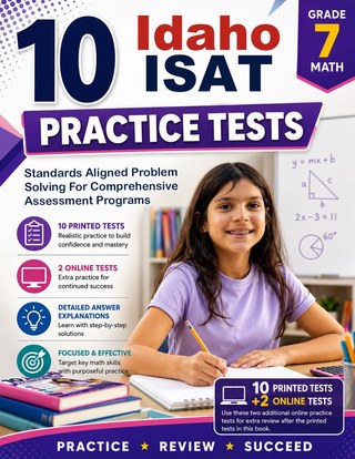 10 Idaho ISAT Grade 7 Math Practice Tests