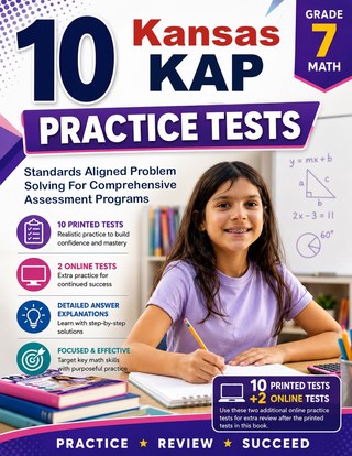 10 Kansas KAP Grade 7 Math Practice Tests