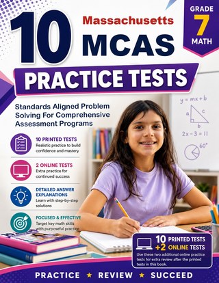 10 Massachusetts MCAS Grade 7 Math Practice Tests