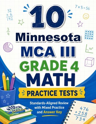 10 Minnesota MCA III Grade 4 Math Practice Tests