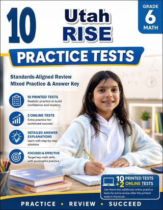 10 Utah RISE Grade 6 Math Practice Tests